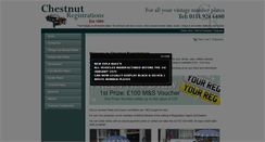 Desktop Screenshot of chestnut-registrations.co.uk
